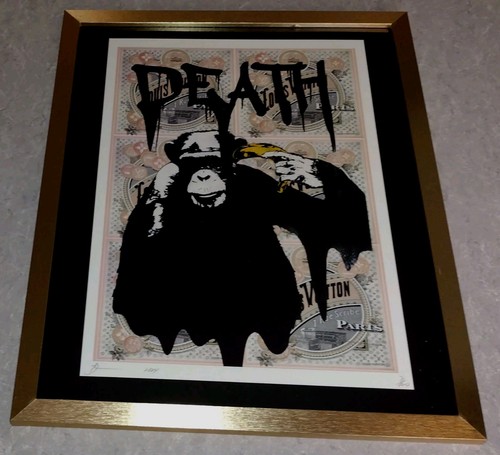 Death nyc ltd signed framed - death,