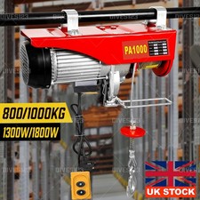 Winches Electric Hoist 800/1000Kg 220v Gantry Crane Lifting for Workshop Garage