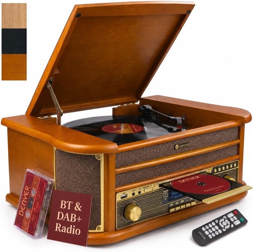 Record player dab radio - player,