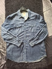 Levi's Dark Blue Denim Shirt