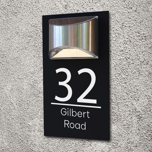 Personalised house number - house,