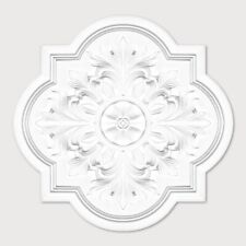 Ceiling Rose Polyurethane Resin – Quality Decorative 'Celestial Charm' Dia 50cm