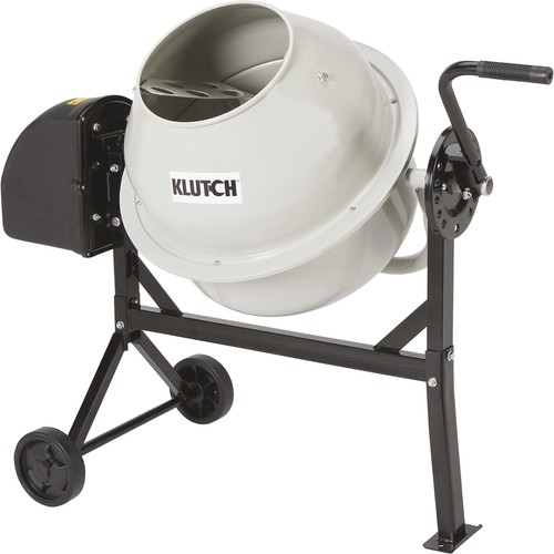 Klutch electric cement mixer - klutch,