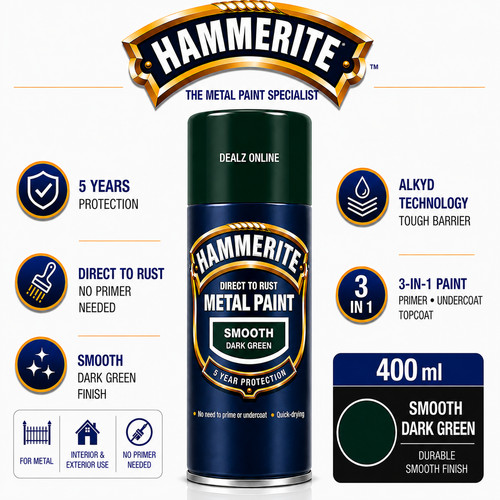Hammerite spray paint - paint, direct