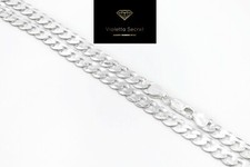 Solid 925 Sterling Silver Curb