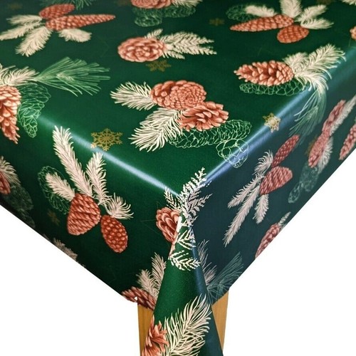 Wipeable tablecloth christmas - wipeable,