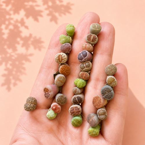 50pcs mixed lithops living - mixed,
