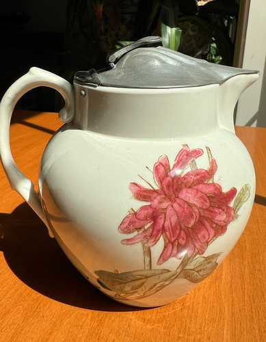 Antique bone china syrup - bone,
