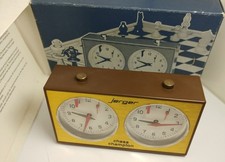 Vintage German Jerger CHESS CLOCK  chess champion Made in Germany