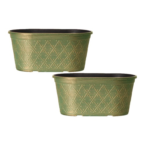 2pc oval plastic prisma - 2pc,