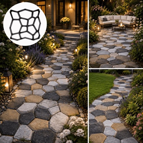 Garden paving mould 35x35cm - garden,
