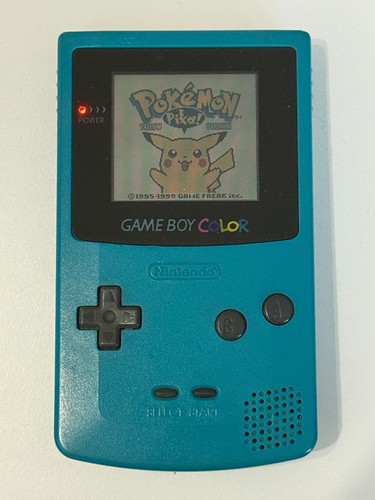 Nintendo game boy color green - game,