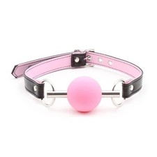 Pink Silicone Ball Gag and