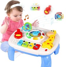 Baby Toys 6M+, Musical Learning Table Toys, Early Education Activity Center Gift