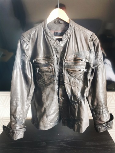 All saints leather zipper - all,
