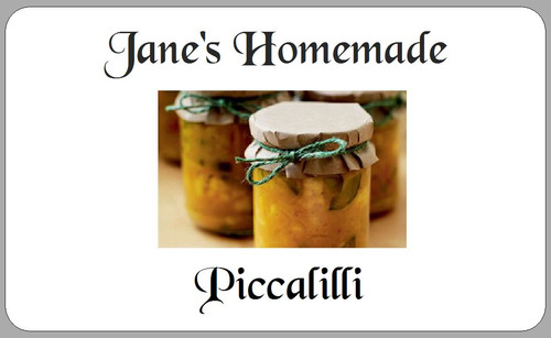 Piccalilli jam pot jar - jam,
