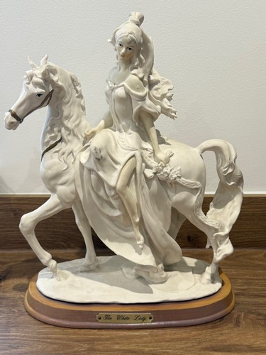 Lady riding horse - –, vintage