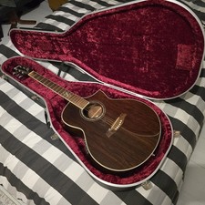 READ! Ibanez Exotic Wood Series Acoustic-Electric Guitar + Hiscox Case EW20WNENT