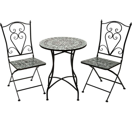 Marbled glass mosaic piece - marbled,