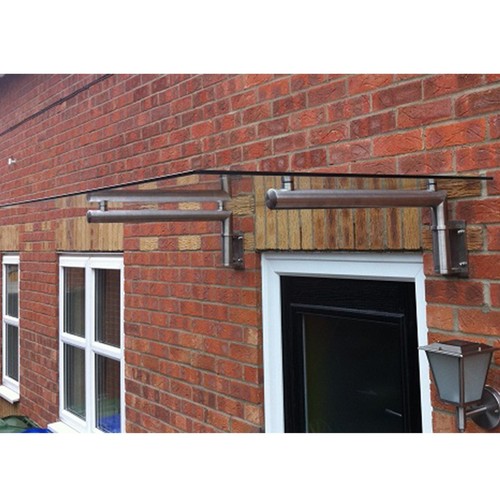 Glass door canopy porch - glass,