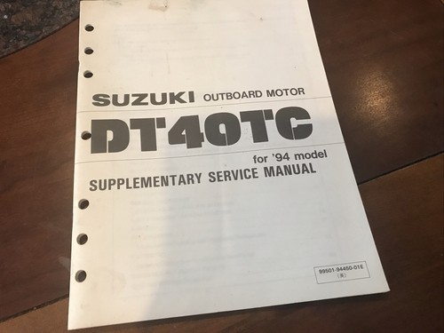 Suzuki outboard motor dt40tc - suzuki,