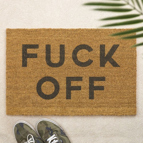 Off brush doormat - doormat, printed
