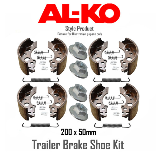 Trailer caravan brake shoes - brake,