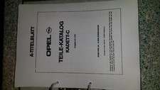 Opel Kadett C parts catalogue spare parts catalogue all models and transmissions OHV CIH