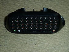 MICROSOFT XBOX 360 OFFICIAL LIVE CHATPAD CONTROLLER KEYBOARD KEY CHAT PAD Black