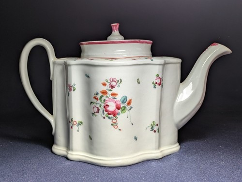 New hall silver shaped teapot - silver,