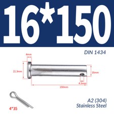 12MM 14MM 16MM 20MM Clevis Pin