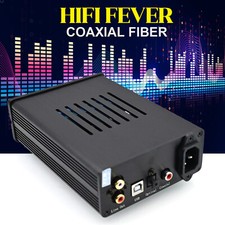 TDA1543 DAC Decoder 8X Parallel Hifi Fever Coaxial Optical Fiber USB Input NEW