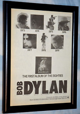BOB DYLAN Framed A4 1980 saved