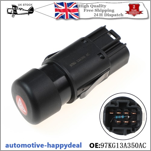 Hazard warning light switch - warning,