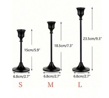 Brass Metal Tapered Candle