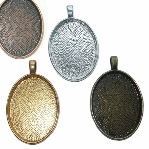 Oval silver bronze gold copper - bronze,