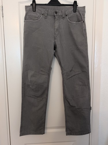 Men straight grey trousers - men's,