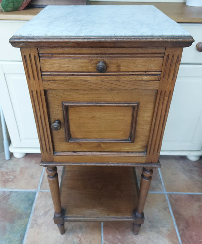 Vintage french white - white, marble