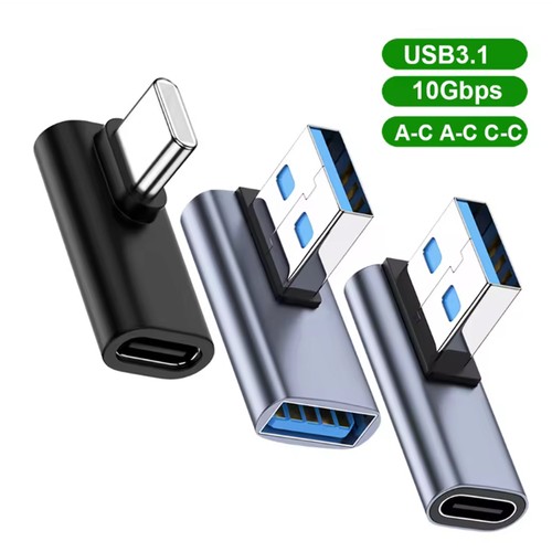 Right angle type usb - type, c