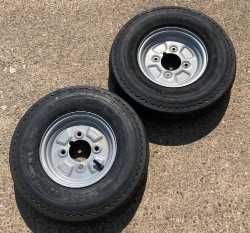 Pair camping trailer wheel - pair,