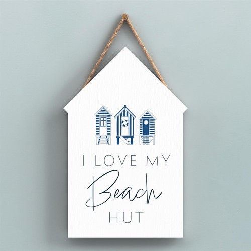 Love beach hut coastal - my,