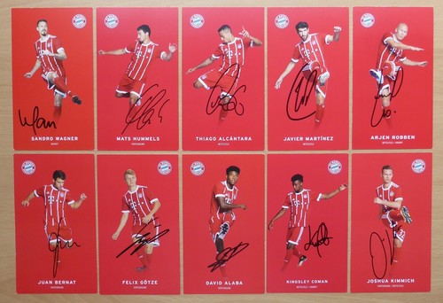 2017 signed bayern - signed, munich