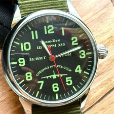 Vintage Raketa Watch Mechanical Storm Aviator USSR Russian Wrist Soviet Men's.