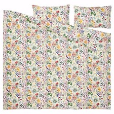 Ikea STRANDLUMMER Duvet cover and 2 pillowcases, multicolour/floral pattern