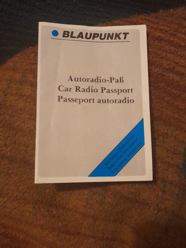 Vintage blaupunkt car radio - blaupunkt,