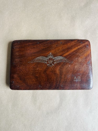 Vintage raf wooden - raf, inlayed