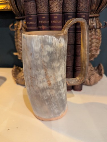Handmade real cow - real, horn
