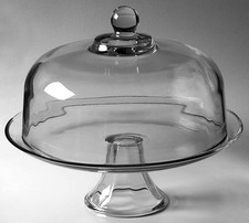 Anchor Hocking Presence Clear 13" Pedestal Cake Stand & Dome 13051677