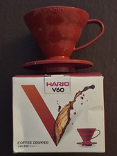 Hario V60 Coffee Dripper - Red