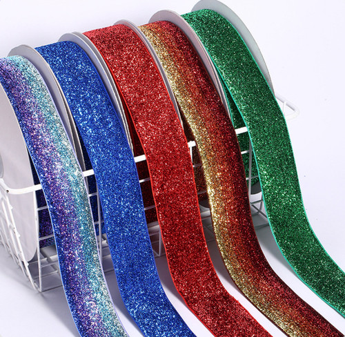 20mm width glitter velvet - 20mm,